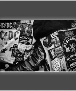 Get Down Art AC/DC Collection "Wear My AC/DC" Stretched Canvas Print (Various Sizes)