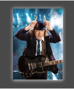 Get Down Art "Horns" Stretched Canvas Print (Various Sizes) AC/DC Collection