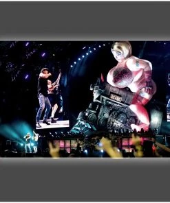 Get Down Art "We Are On The Rock N Roll" Stretched Canvas Print (Various Sizes)