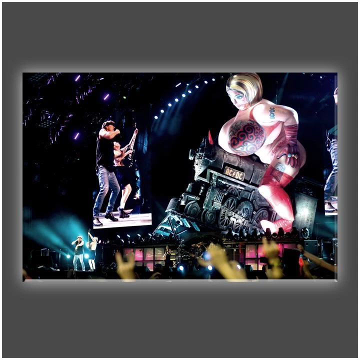 Get Down Art "We Are On The Rock N Roll" Stretched Canvas Print (Various Sizes)