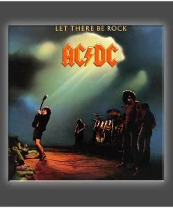 Get Down Art "Let There Be Rock" Stretched Canvas Print (Various Sizes) AC/DC Collection
