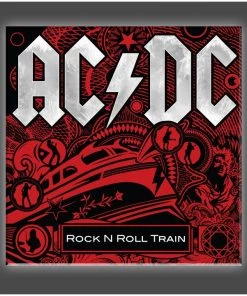 Get Down Art "Rock N Roll Train Cover" Stretched Canvas Print (Various Sizes) AC/DC Collection
