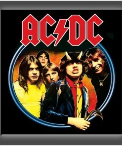 Get Down Art "AC/DC" Stretched Canvas Print (Various Sizes)