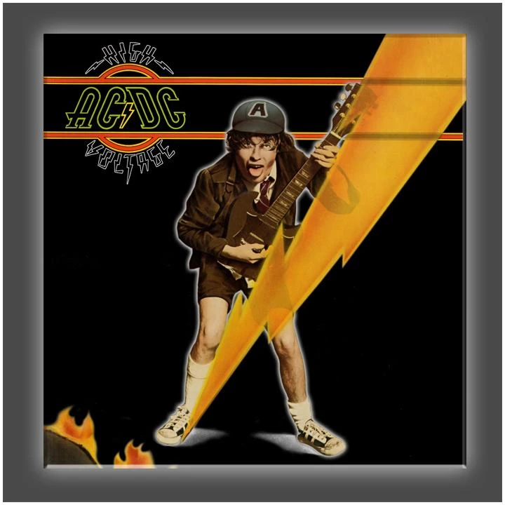 Get Down Art AC/DC Collection "High Voltage Strike" Stretched Canvas Print (Various Sizes) 3 Get Down Art AC/DC Collection "High Voltage Strike" Stretched Canvas Print (Various Sizes)