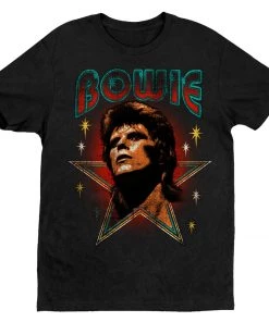 "Bowie With Stars" T-Shirt BDAP112