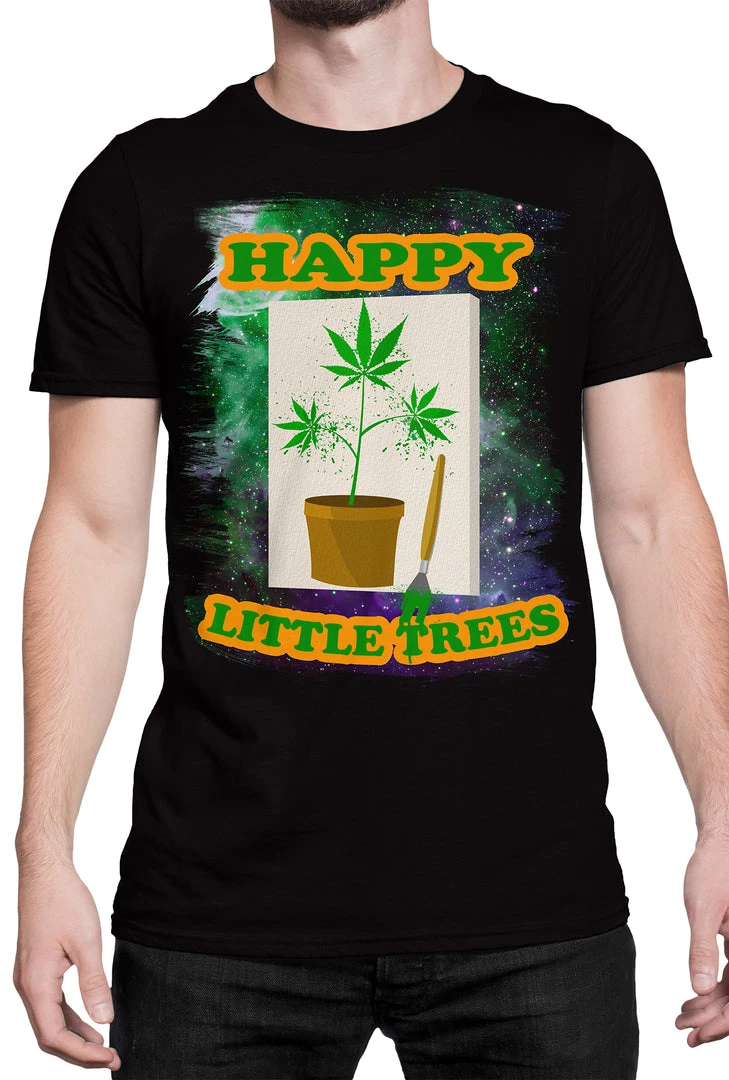 Daveed Benito "Happy Little Trees" T-Shirt DBA59 3 Daveed Benito "Happy Little Trees" T-Shirt DBA59