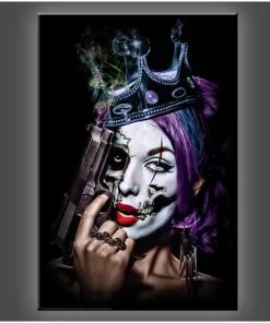 Daveed Benito "Killer Queen" Stretched Canvas Print (Various Sizes)