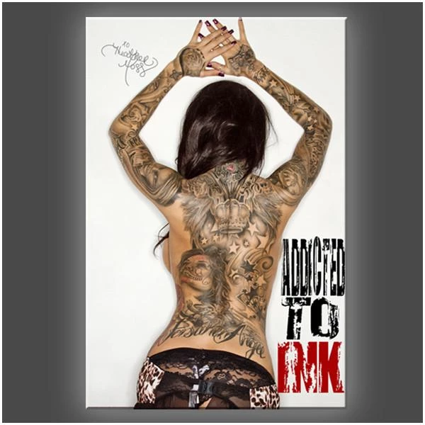 Daveed Benito "Addicted To Ink" Stretched Canvas Print (Various Sizes) 3 Daveed Benito "Addicted To Ink" Stretched Canvas Print (Various Sizes)