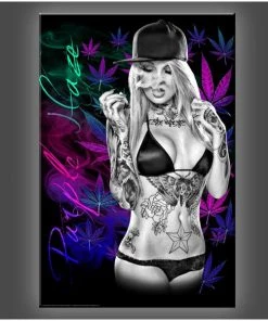 Daveed Benito "Purple Haze" Stretched Canvas Print (Various Sizes) Daveed Benito - Glamour Models