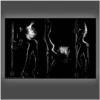 Daveed Benito Daveed Benito - Glamour Models "Silhouette Dancer" Stretched Canvas Print (Various Sizes)