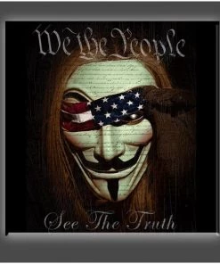 Daveed Benito "We The People" Stretched Canvas Print (Various Sizes)