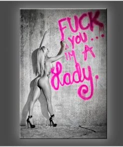 Daveed Benito "I'm A Lady" Stretched Canvas Print (Various Sizes) Daveed Benito - Glamour Models