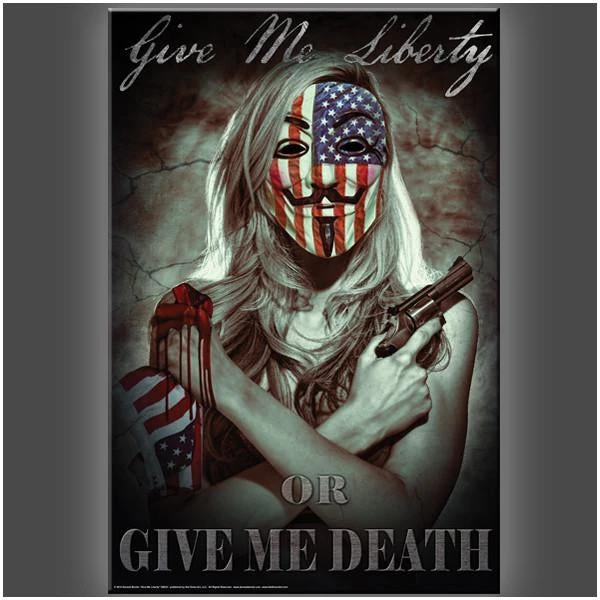 Daveed Benito "Give Me Liberty" Stretched Canvas Print (Various Sizes) Daveed Benito - Political Propaganda 3 Daveed Benito "Give Me Liberty" Stretched Canvas Print (Various Sizes) Daveed Benito - Political Propaganda