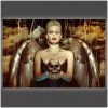 Daveed Benito "Angel Of Death" Stretched Canvas Print (Various Sizes) Daveed Benito - Glamour Models