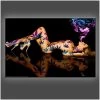Daveed Benito Daveed Benito - Glamour Models "Purple Kush" Stretched Canvas Print (Various Sizes)