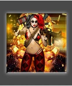 Daveed Benito "Jester" Stretched Canvas Print (Various Sizes) Daveed Benito - Glamour Models
