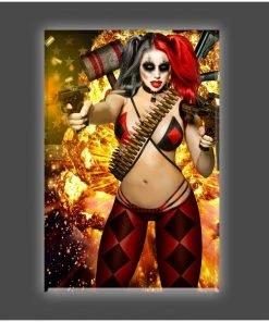 Daveed Benito "Jester" Stretched Canvas Print (Various Sizes) Daveed Benito - Glamour Models