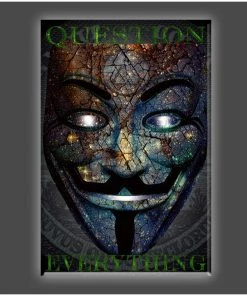 Daveed Benito "Keep Questioning" Stretched Canvas Print (Various Sizes) Daveed Benito - Political Propaganda