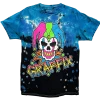 "Neon Graffix" Garment Dye T-Shirt G-BD-603-TEE-BLUBLK