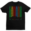 "Camaro Legendary Long Stripes" T-Shirt G-GM-364-TEE-BLK