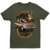 "Bucks And Trucks" T-Shirt G-GM-395-TEE-OLV