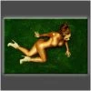 Daveed Benito Daveed Benito - Glamour Models "Golden" Stretched Canvas Print (Various Sizes)