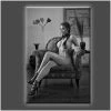 Daveed Benito "Heels Only" Stretched Canvas Print (Various Sizes) Daveed Benito - Glamour Models