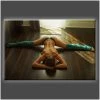 Daveed Benito Daveed Benito - Glamour Models "Morning Stretch" Stretched Canvas Print (Various Sizes)