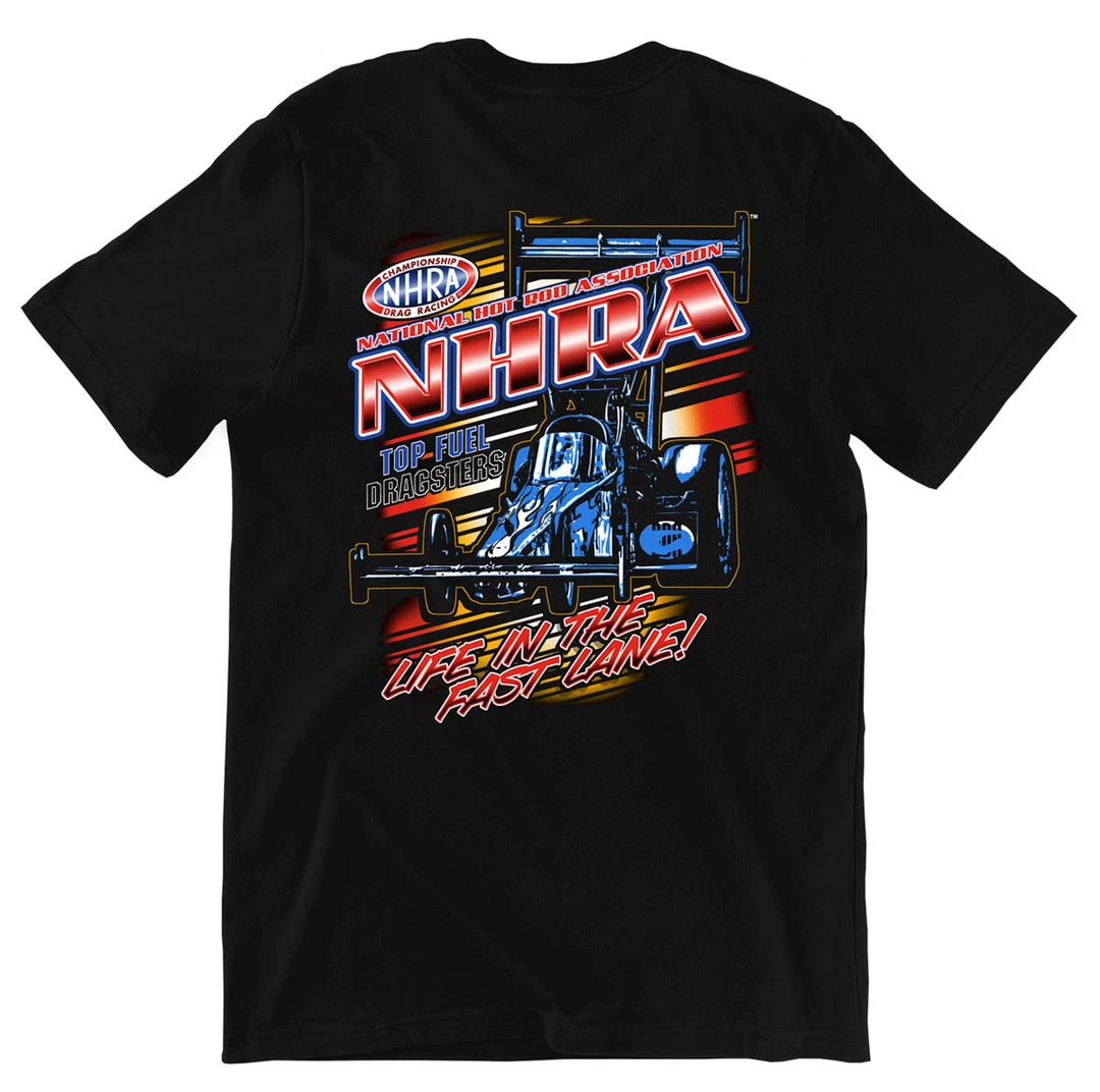 Get Down Art NHRA The Fast Lane T-Shirt 690 Black 2 Get Down Art NHRA The Fast Lane T-Shirt 690 Black