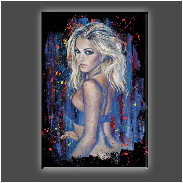 Stephen Fishwick Stephen Fishwick's - Icons "Nikki Leigh" Stretched Canvas Print (Various Sizes) 3 Stephen Fishwick Stephen Fishwick's - Icons "Nikki Leigh" Stretched Canvas Print (Various Sizes)