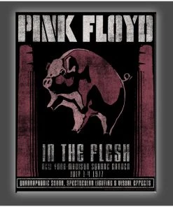 Get Down Art "In The Flesh" Stretched Canvas Print (Various Sizes) Pink Floyd Collection