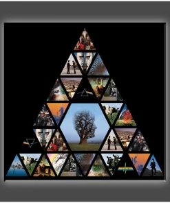 Get Down Art "Pink Floyd Pyramid" Stretched Canvas Print (Various Sizes) Pink Floyd Collection