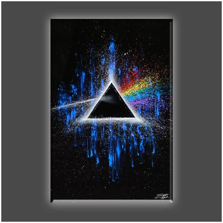 Stephen Fishwick "Dark Side Of The Moon" Stretched Canvas Print (Various Sizes) 3 Stephen Fishwick "Dark Side Of The Moon" Stretched Canvas Print (Various Sizes)