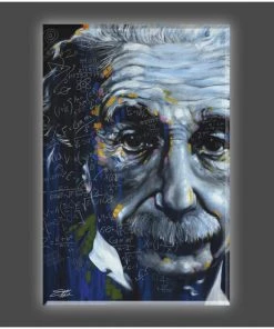 Stephen Fishwick Stephen Fishwick's - Icons "It's All Relative" Stretched Canvas Print (Various Sizes)