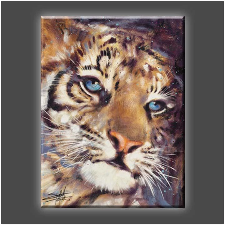Stephen Fishwick Stephen Fishwick - For Life "Cub" Stretched Canvas Print (Various Sizes)