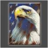 Stephen Fishwick Stephen Fishwick - For Life "America" Stretched Canvas Print (Various Sizes)