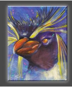 Stephen Fishwick "Rock Hopper" Stretched Canvas Print (Various Sizes)
