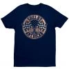Get Down Art SHELBY American Crossed Flags T-Shirt 728 Navy