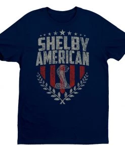 Get Down Art SHELBY Stripes And Laurel T-Shirt 747 Navy