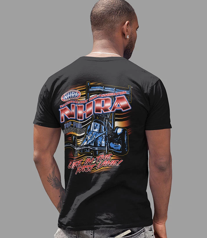 Get Down Art NHRA The Fast Lane T-Shirt 690 Black 5 Get Down Art NHRA The Fast Lane T-Shirt 690 Black